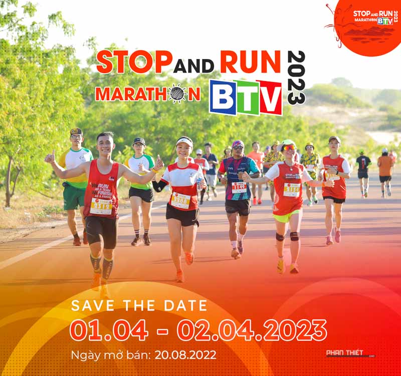 Stop and Run marathon BTV Bình Thuận năm 2023 