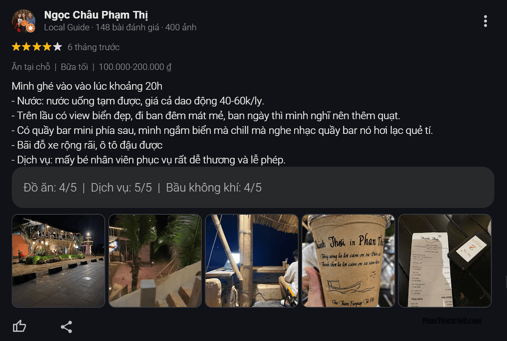 ca phe Thanh Thoi 1