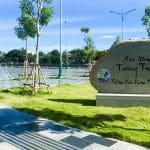 Hoa viên Trưng Trắc – Không gian xanh bên dòng Cà Ty