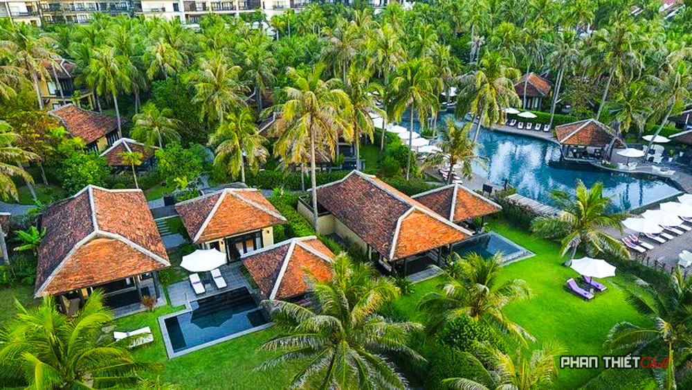 Lush green spaces at Anantara Mui Ne